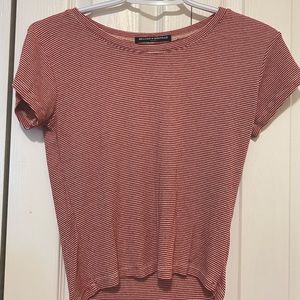 Brandy Melville Red Striped Top
